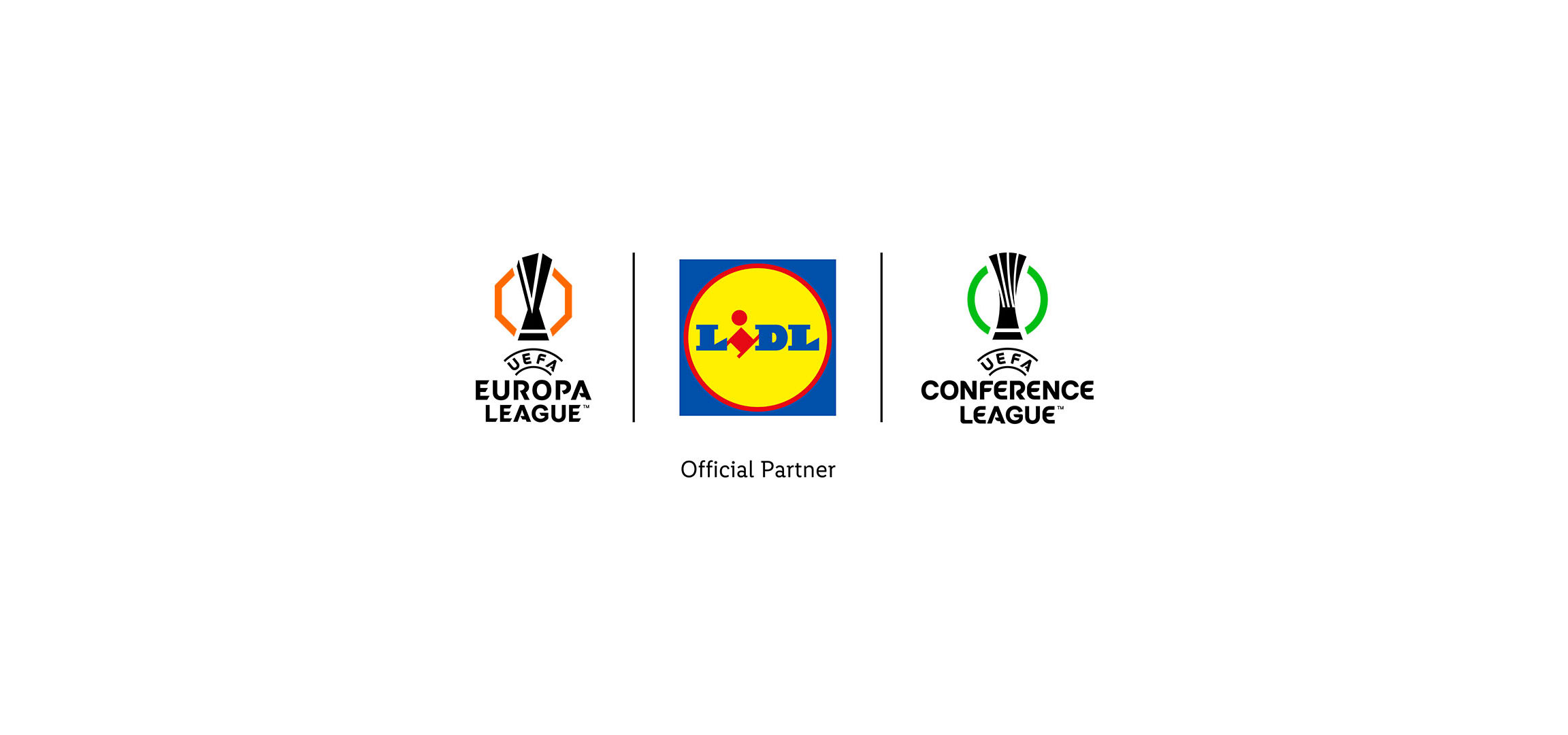Lidl, официален партньор на UEFA Europa League и Conference League.