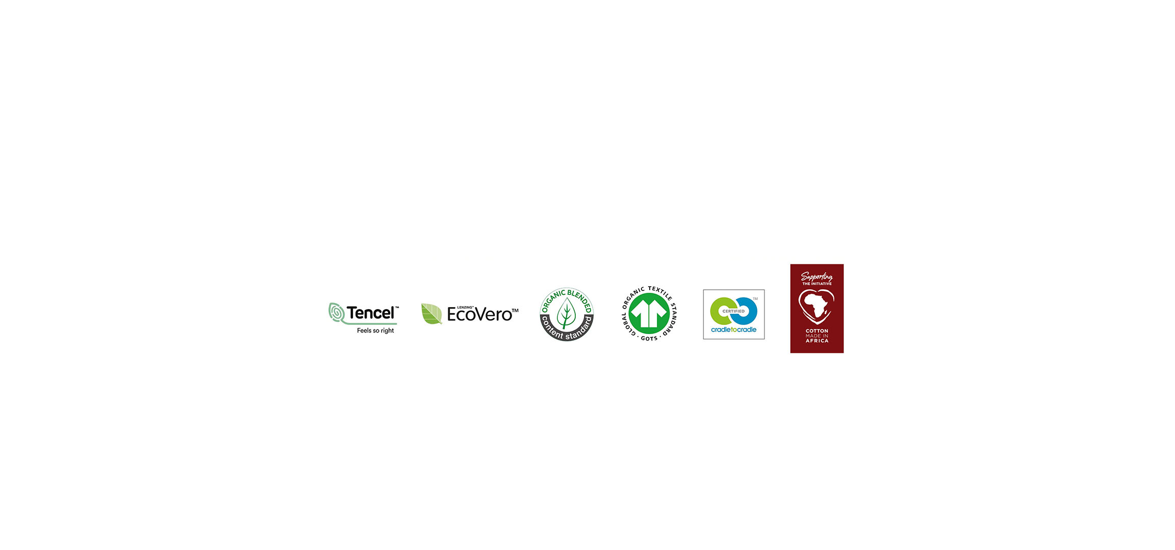 Сертификати Tencel, EcoVero, GOTS и Cradle to Cradle.